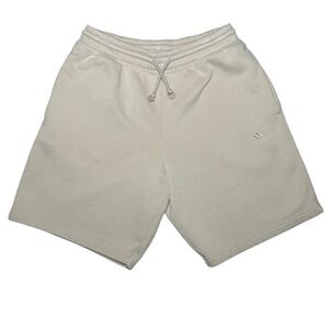 Adidas All SZN Mens Fleece Shorts Beige Shorts Medium Size